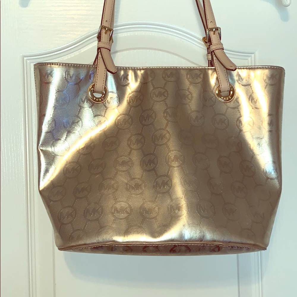Metallic gold Michael Kors handbag